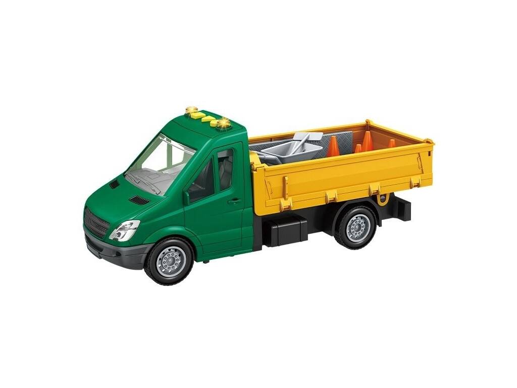 Spezialfahrzeug-Truck-Paket mit Arbeitsmaterialien