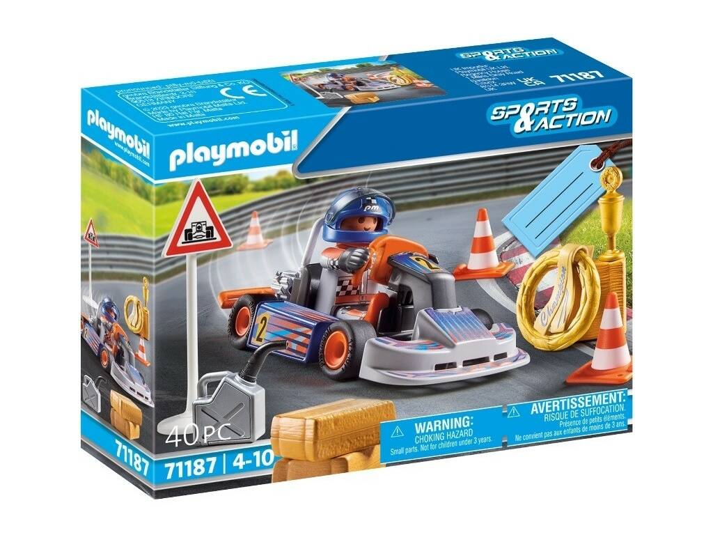 Playmobil Sports and Action Kart de Carreras 71187