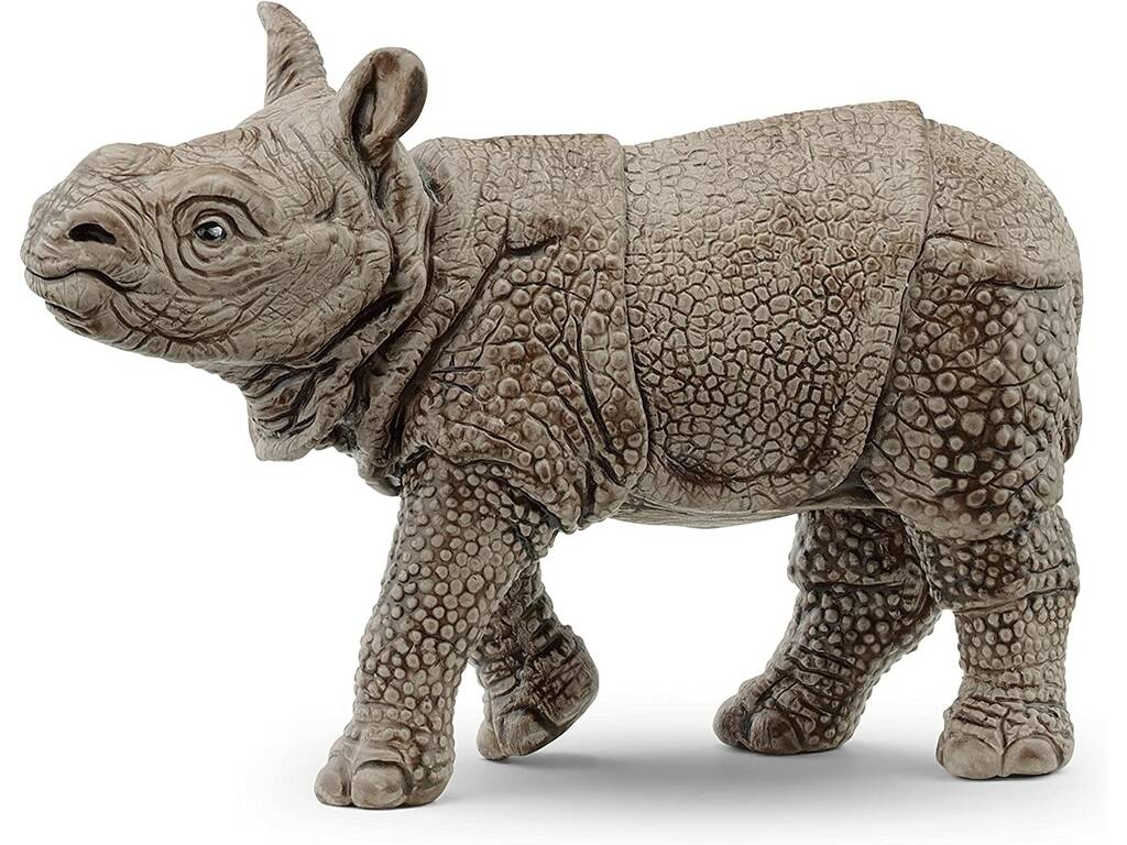 Wild Life Filhote de Rinoceronte Indio Schleich 14860