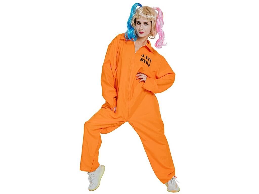 Costume de prisonnier Orange pour femme Taille M