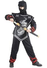 Ninja-Krieger-Kostüm für Jungen Größe L