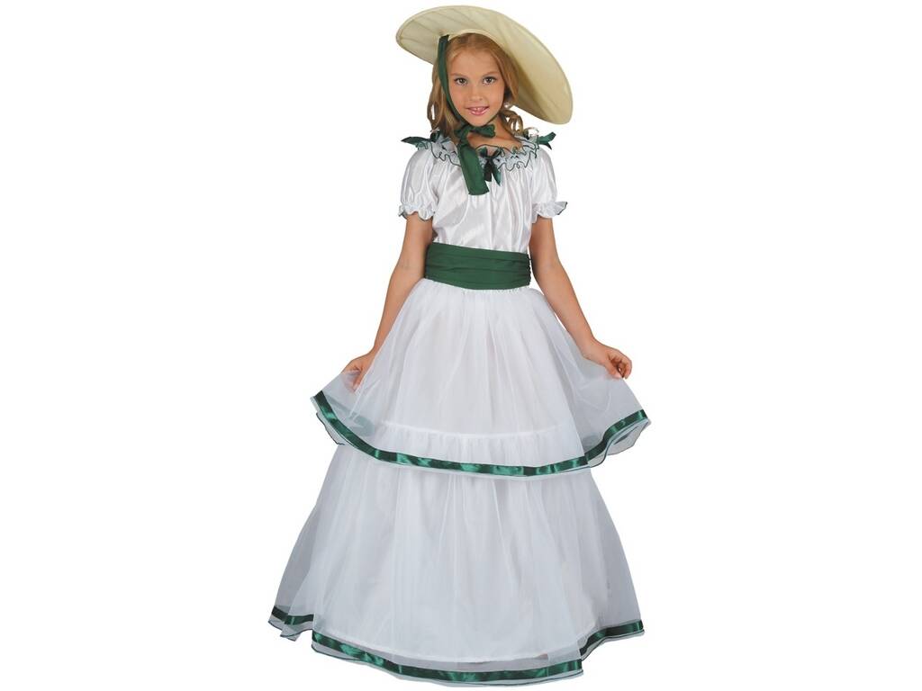 Costume Damigella del Sud Bambina Taglia M