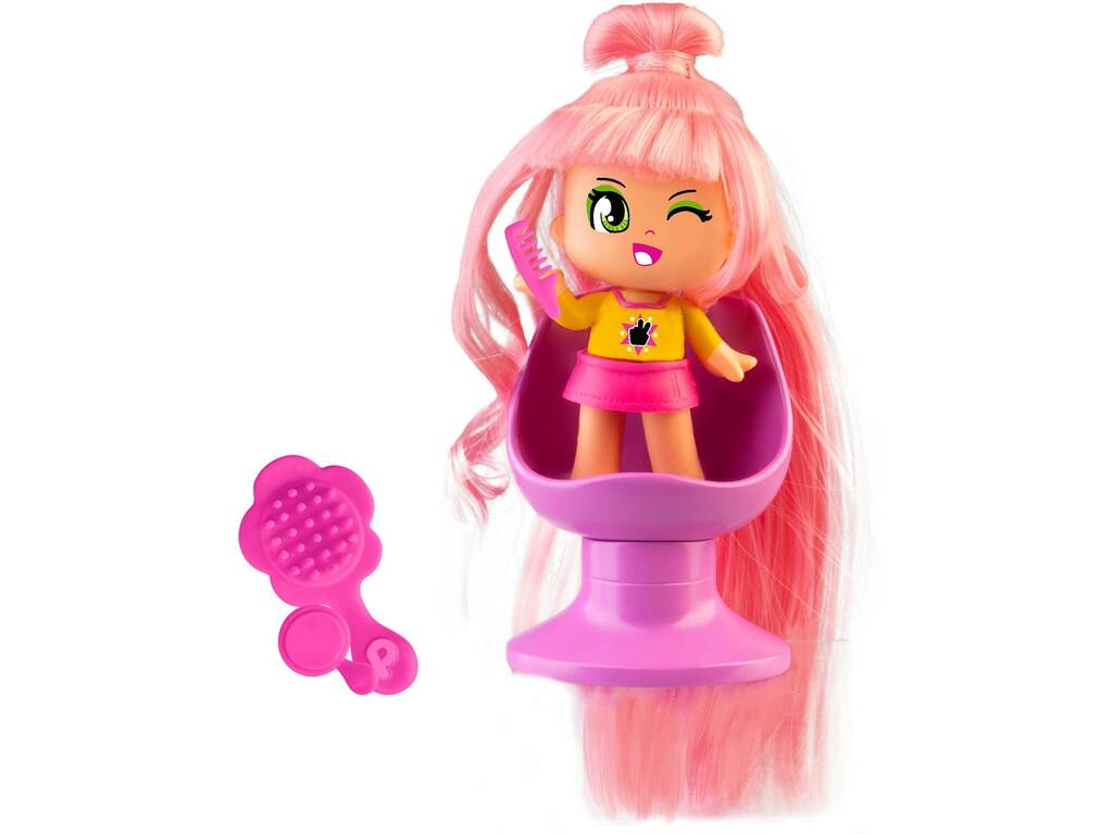 Pinypon Super Mane Pink Haar von Famosa PNY33000