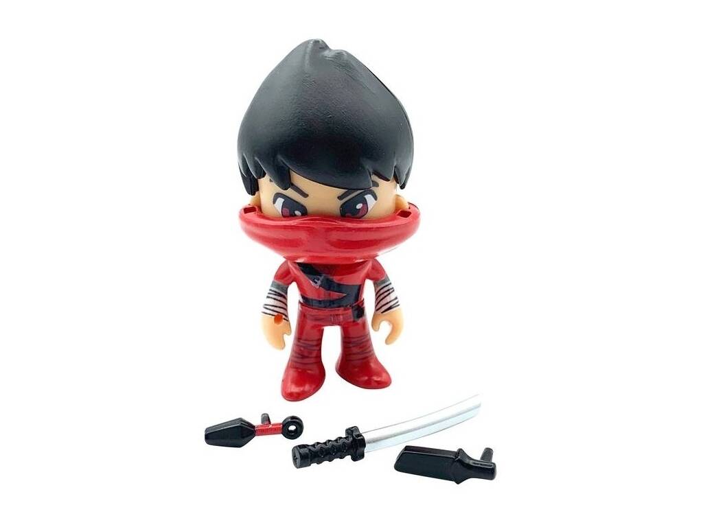  Pinypon Action Figurine Ninja Rouge Famosa PNC30000 