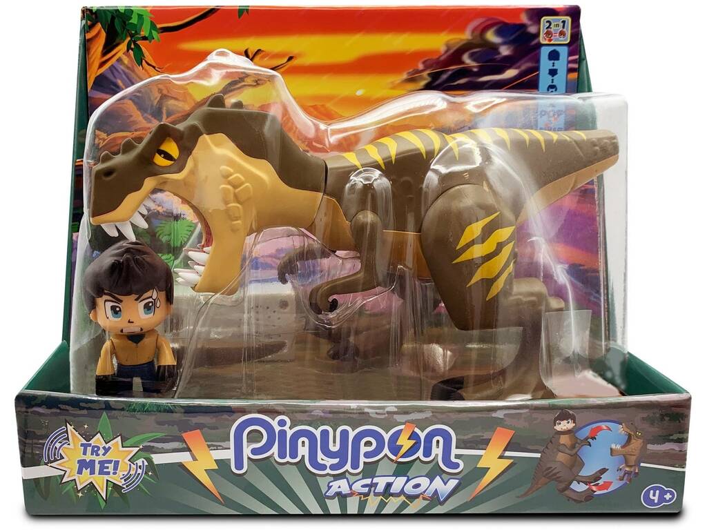 Pinypon Action T-Rex Con Sonido Famosa PNC26000