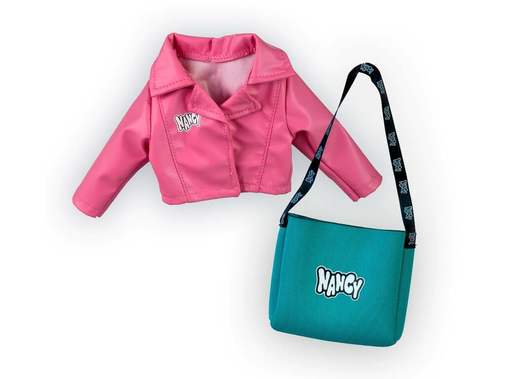 Nancy Vestido Um Dia com Look Cool Casaco Rosa Famosa NAC33000