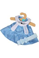 Nenuco Vestido en Percha para Muñeco de 35 cm. Vestido Azul Famosa NFN39000