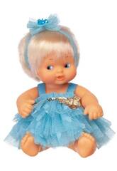Barriguitas Bebé Ballet Blonde Baby Dress Blue Famosa BFG01000