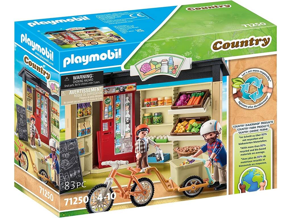 Playmobil Country Negozio in fattoria aperto 24 ore su 24