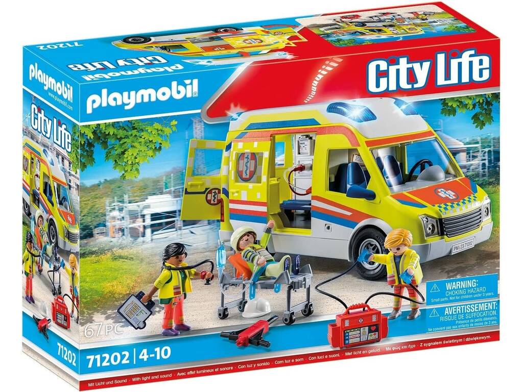 Playmobil City Life Ambulance avec son et lumière 71202