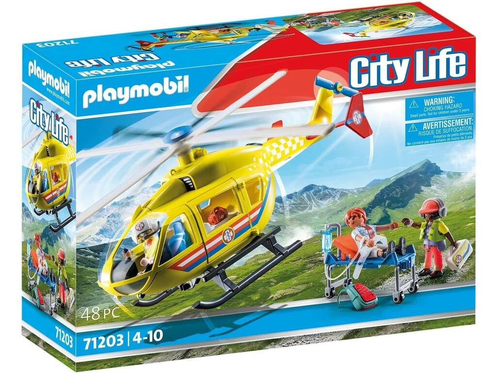 Playmobil City Life Helicoptero de Resgate 71203