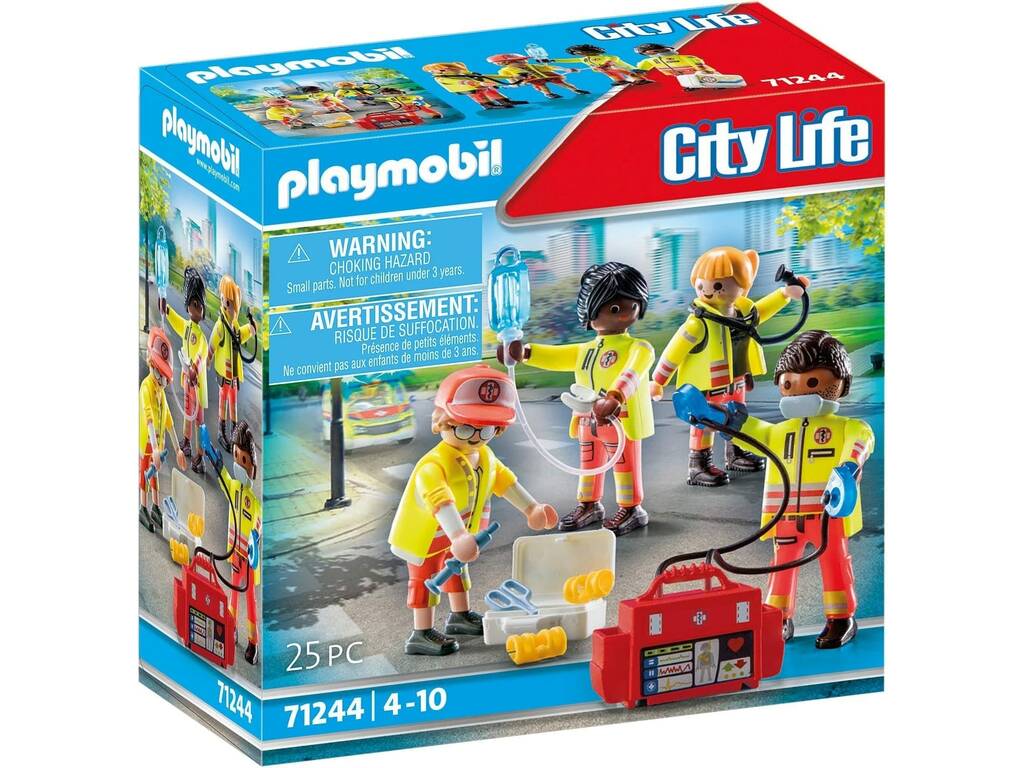 Playmobil City Life Rescue Team 71244