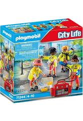 Playmobil City Life équipe de sauvetage 71244