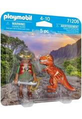 Playmobil Dinosaurs Duopack Adventurer mit T-Rex 71206