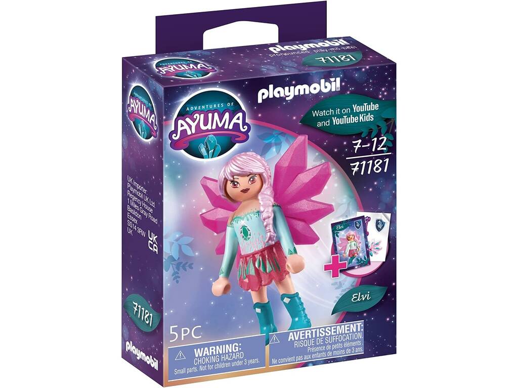 Playmobil Adventures Of Ayuma Kristallfee Elvi 71181