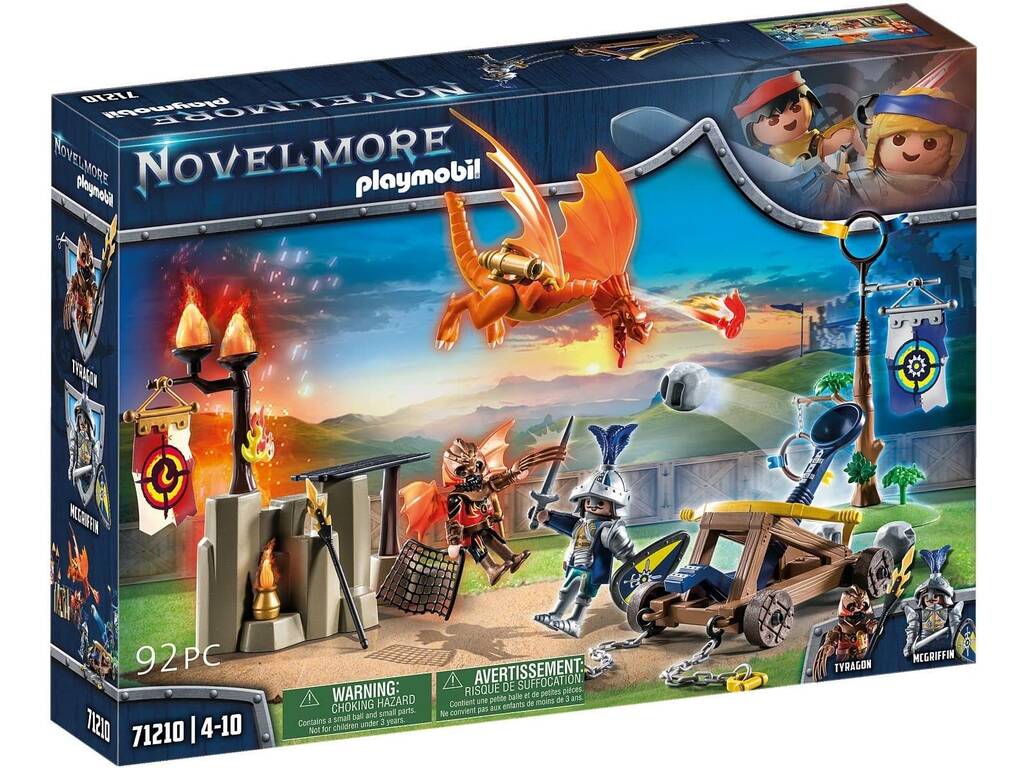 Playmobil Novelmore Vs Brunham Raiders Zone de combat 71210