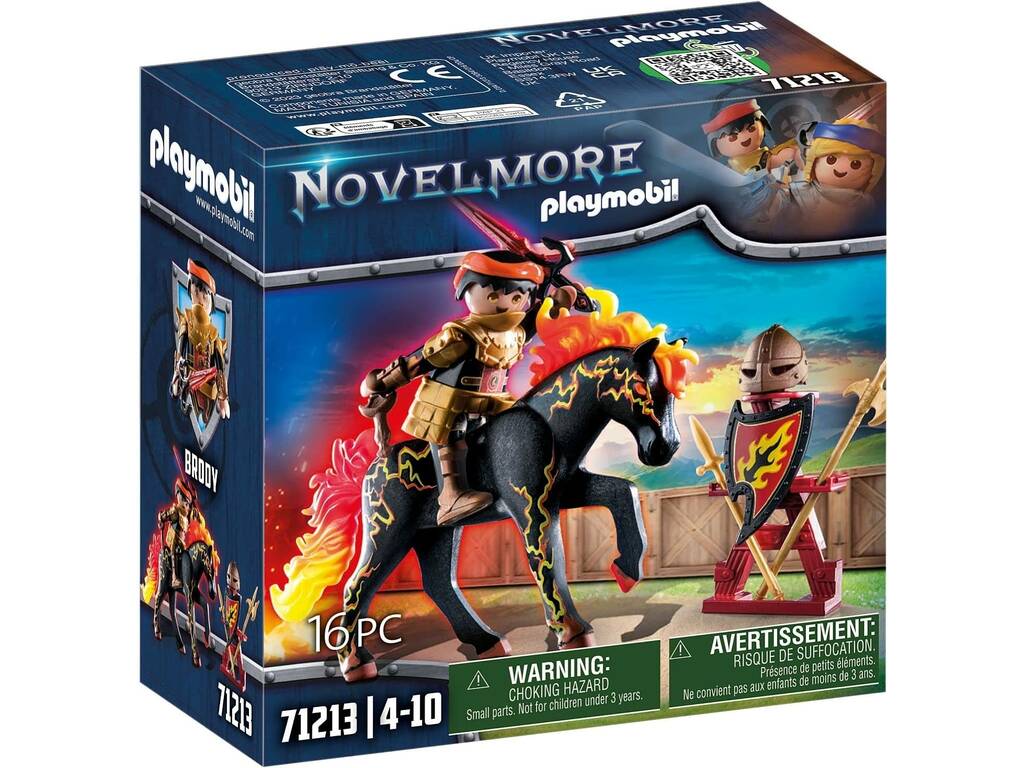 Playmobil Novelmore Cavaliere di fuoco Brunham Raiders 71213