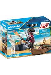 Playmobil Starter Pack Pirata con Bote de Remos 71254
