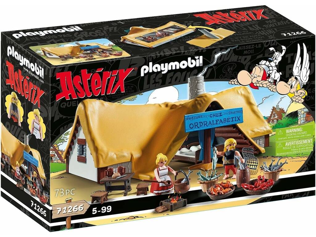Playmobil Asterix La Cabane de Ordenalfabetix 71266