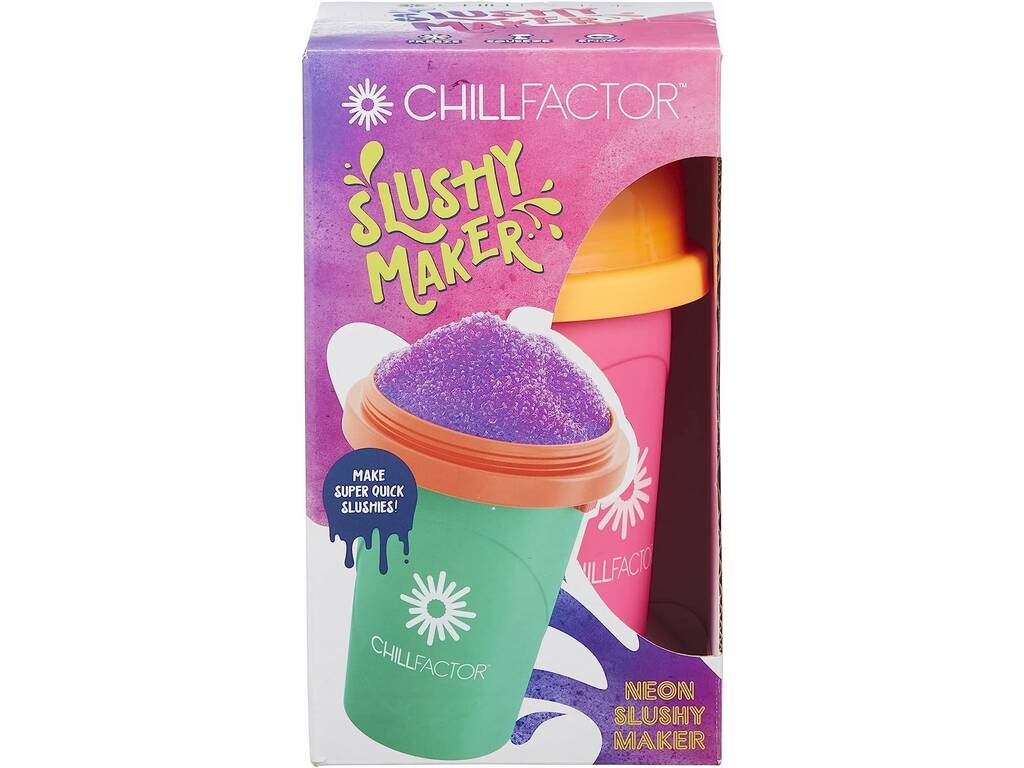 Chillfactor Granizados Neon Slushy Maker Rosa Bandai CO07722