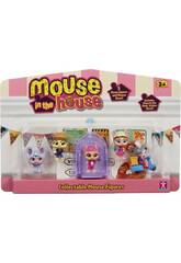 Mouse In The House Pack 5 Figuras Roo, Millie, Mouser, Daisy Doo, Beans x 4 de Bandai CO07708