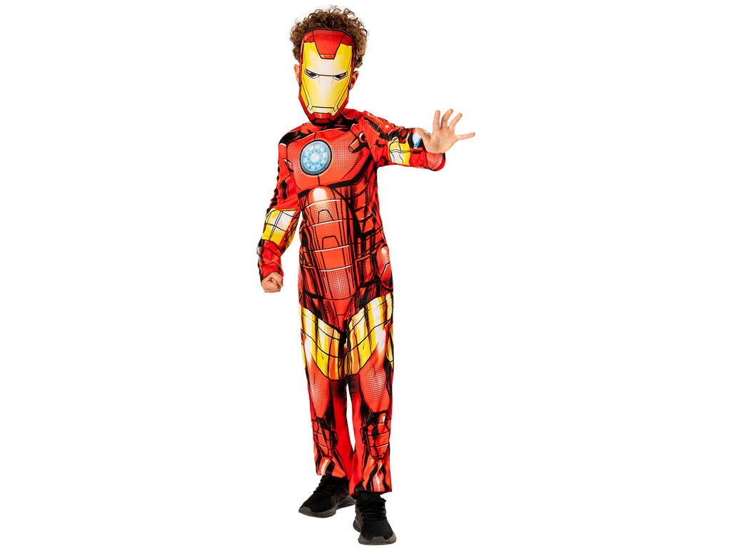 Costume pour enfants Iron Man Green Collection T-M Rubies 301322-M