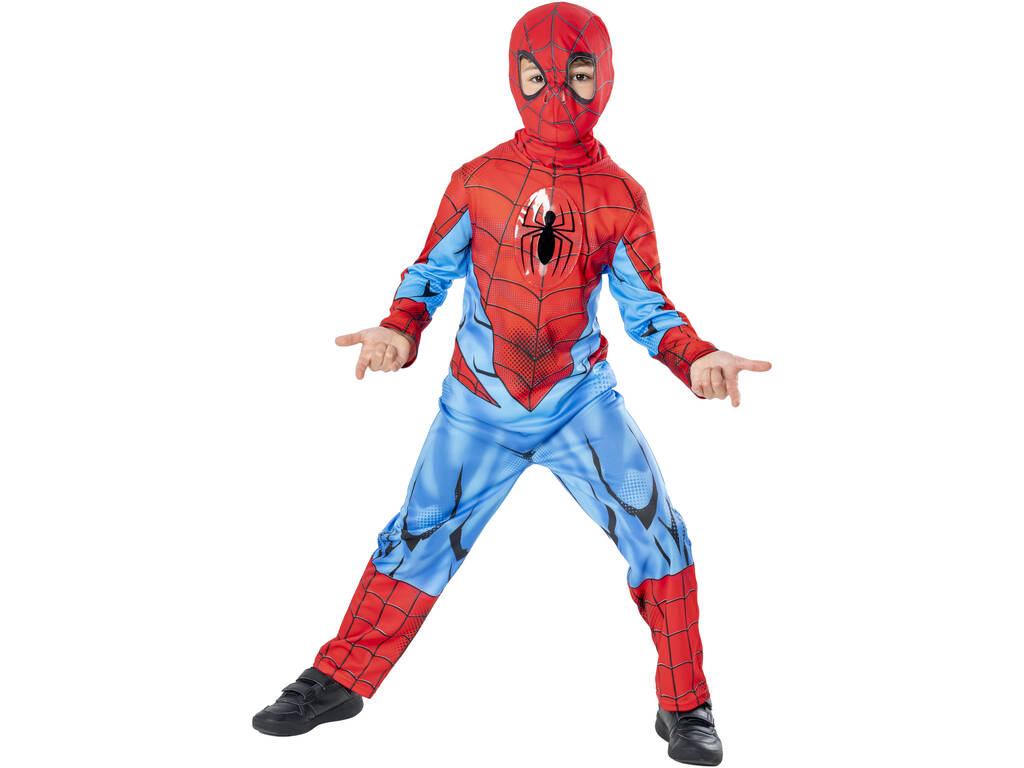 Traje Menino Spiderman Green Collection T-L Rubies 301324-L