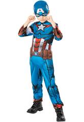 Costume per Bambino Capitan America Green Collection T-L Rubies 301325-L