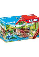Playmobil City Life Parc d'aventure avec pave 70741