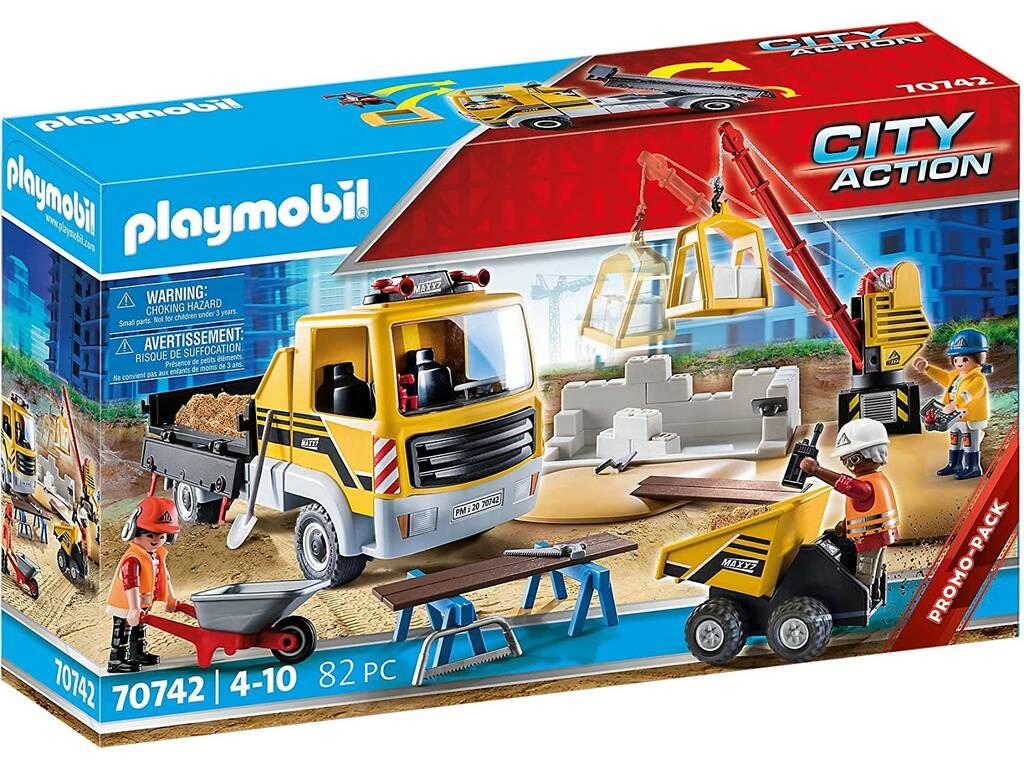 Playmobil City Life Dumper da costruzione 70742