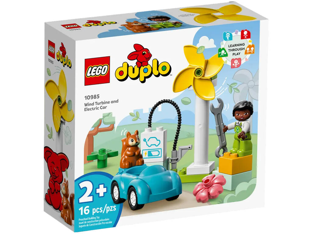 Lego Duplo Aerogenerador y Coche Eléctrico 10985