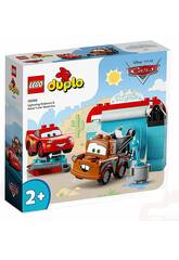 Lego Duplo Disney Divertimento all'autolavaggio con Saetta McQueen e Cricchetto 10996
