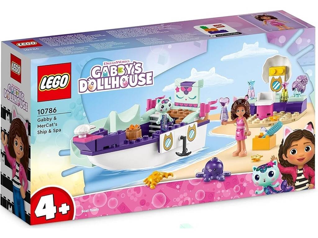 Lego Casa delle bambole di Gabby Barca e Spa di Gabby e Siregata 10786