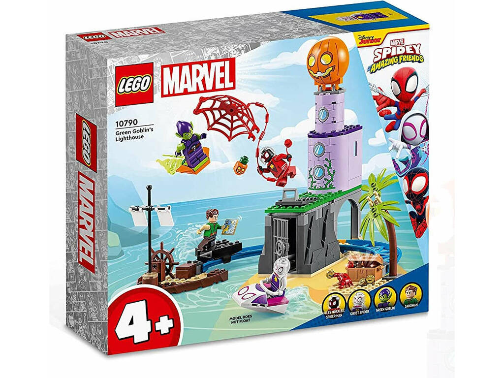 Lego Marvel Equipo Spidey en el Faro del Duende Verde 10790