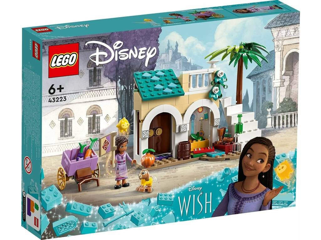 Lego Disney Wish Asha en la Ciudad de Rosas 43223