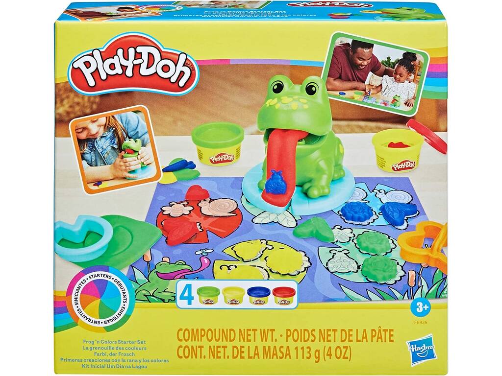 Playdoh Prime creazioni con la rana e i colori Hasbro F69265L0