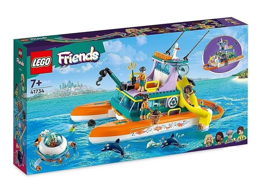 Lego Friends Barco de Resgate Maritimo 41734