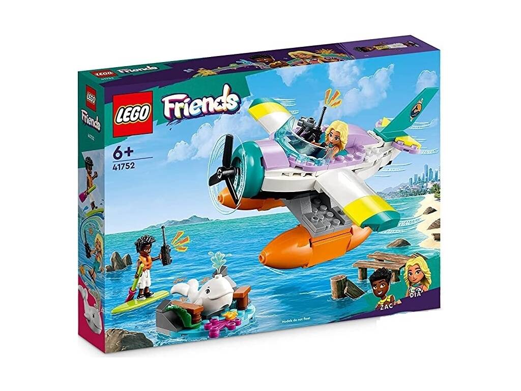 Lego Friends Avião de Resgate Marítimo 41752