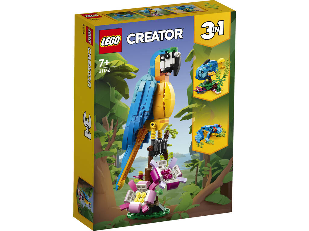 Lego Creator Papagaio exótico 31136