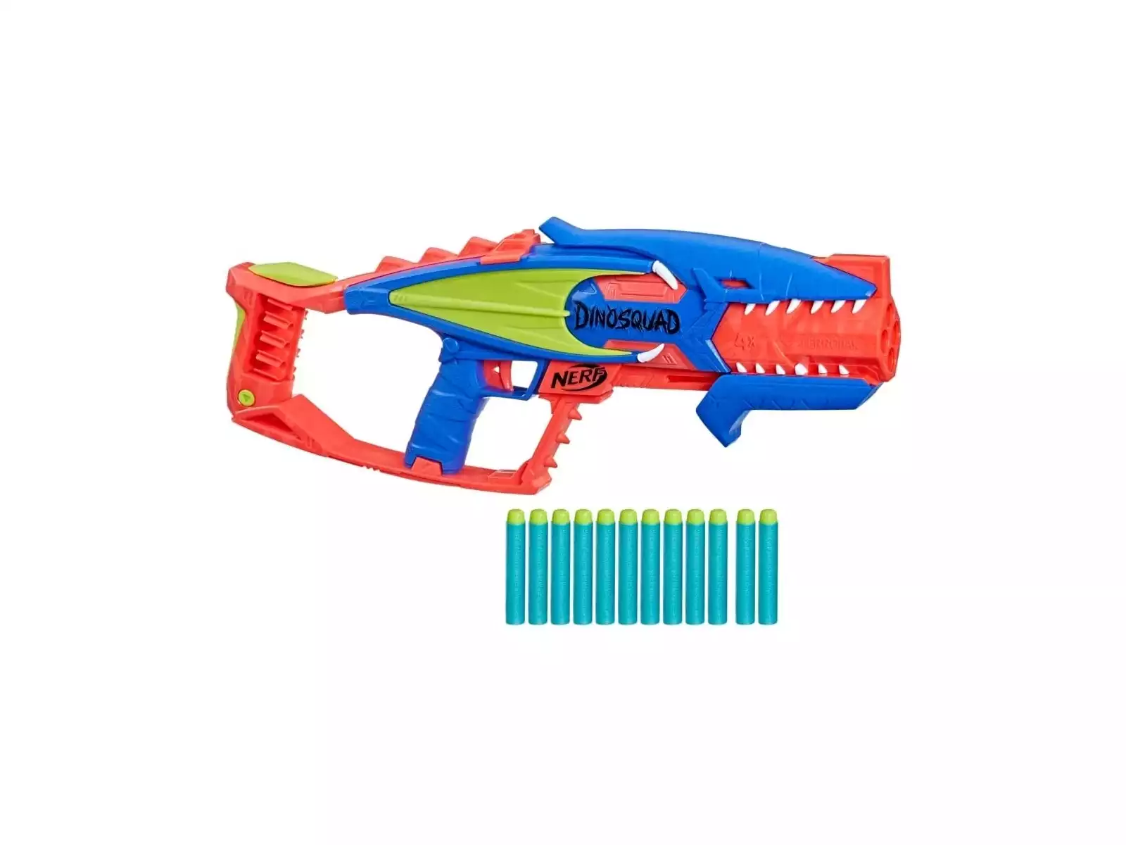 Lançador Nerf Pistola Lança 6 Dardos Arminha Brinquedo Raptor