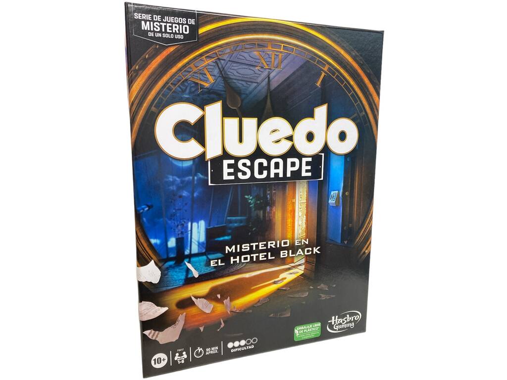 Cluedo Escape Mystère dans l'Hôtel Black Hasbro F6417