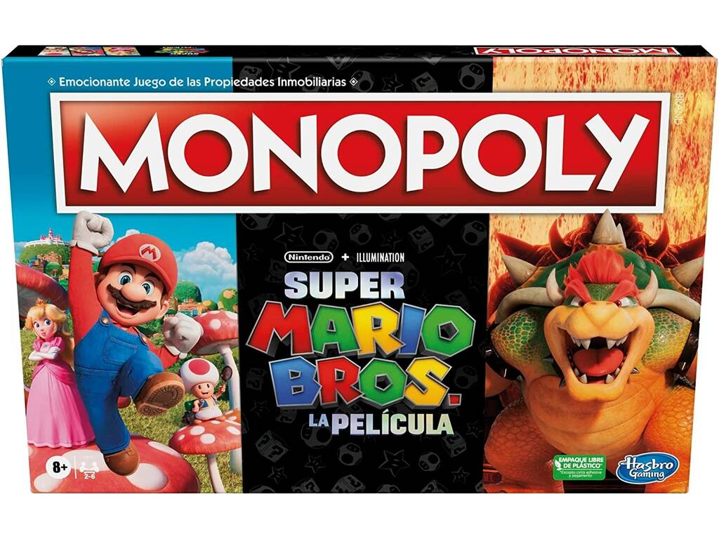 Monopoly Super Mario La Película Hasbro F6818