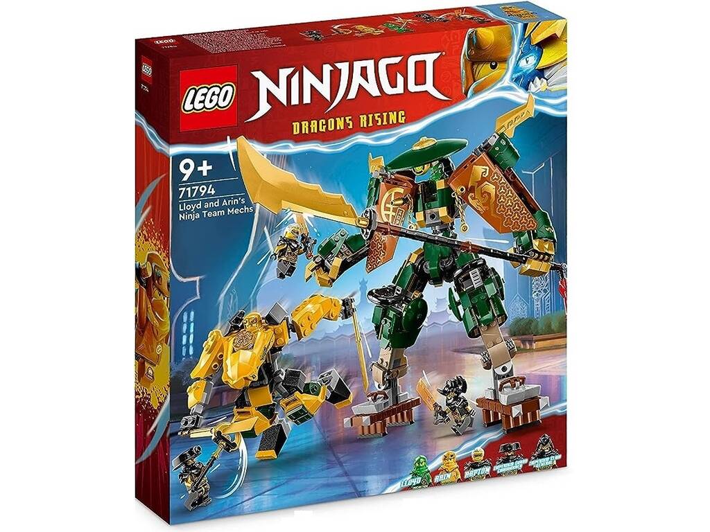 Lego Ninjago Mecas da Equipe Ninja de Lloyd e Arin 71794