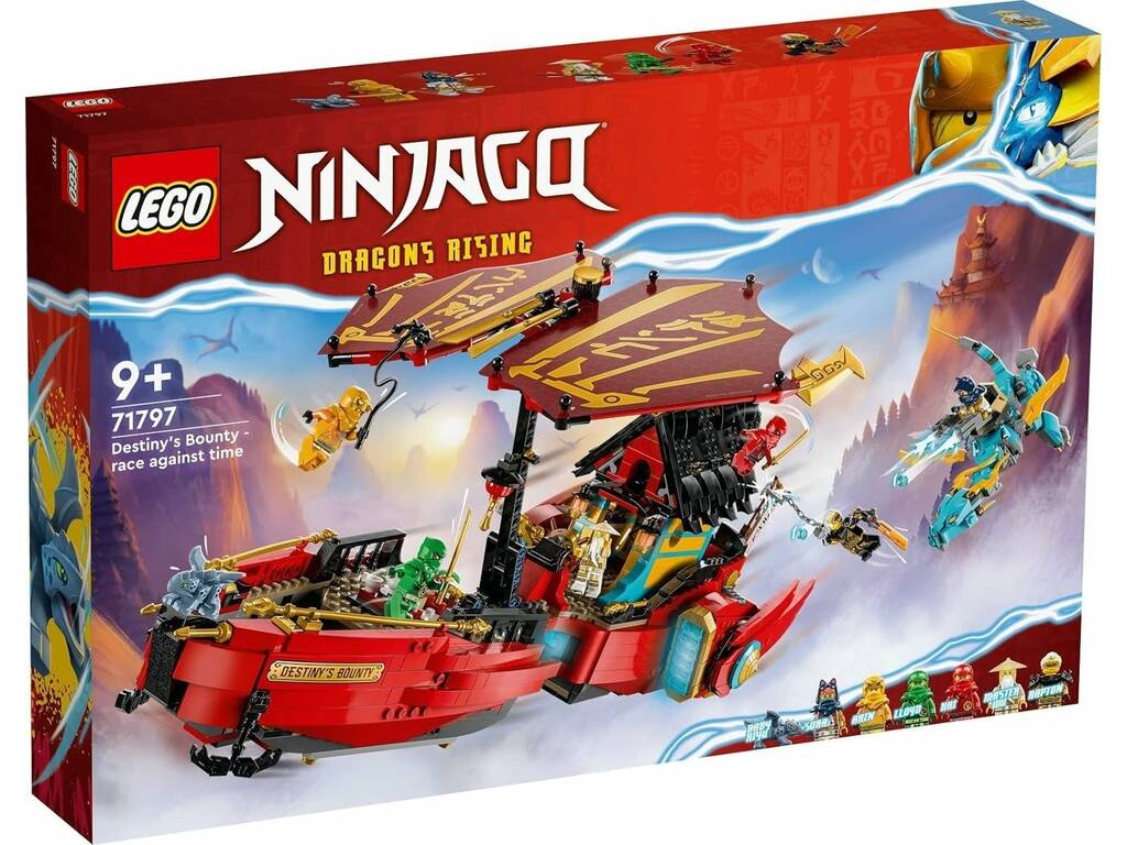 Lego Ninjago Nave d'assalto Ninja Corsa contro il tempo 71797