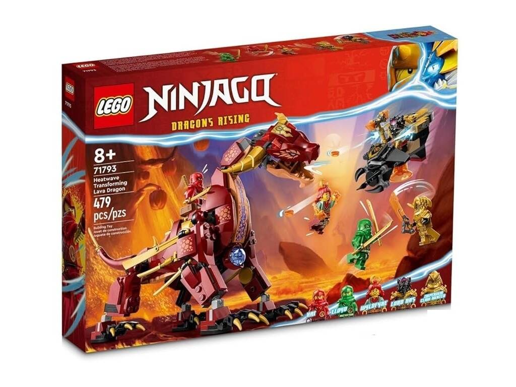 Lego Ninjago Drago di Lava Trasformabile di Heatwave 71793