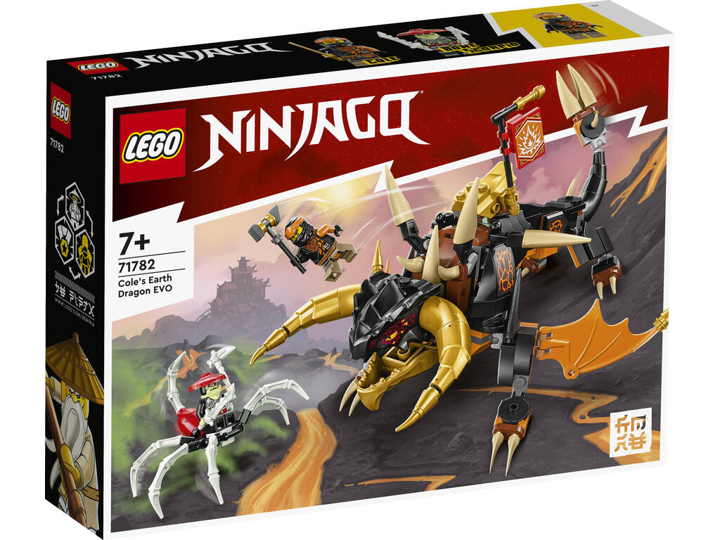 Lego Ninjago Dragon de Tierra Evo de Cole 71782