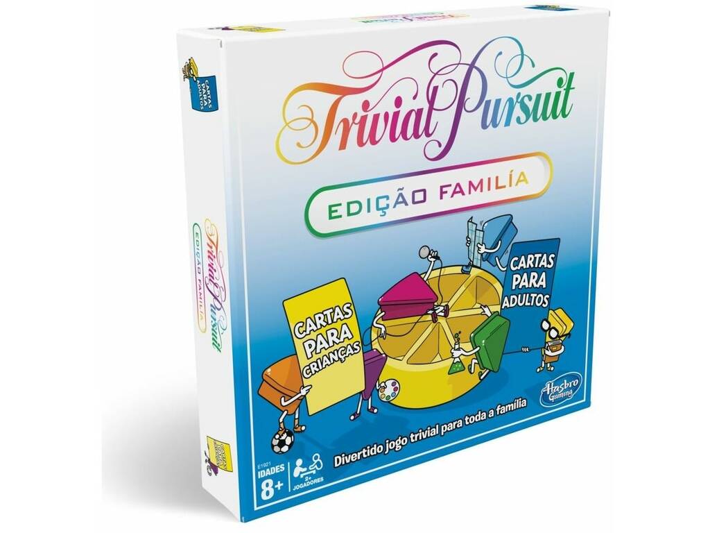 Trivial Pursuit Edition Familiale en Portugais Hasbro E1921190