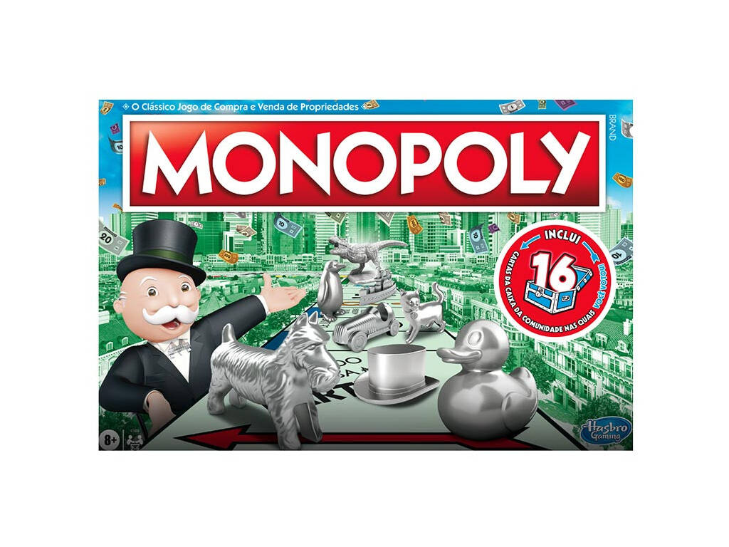 Monopoly Clásico Portugal Hasbro C1009521