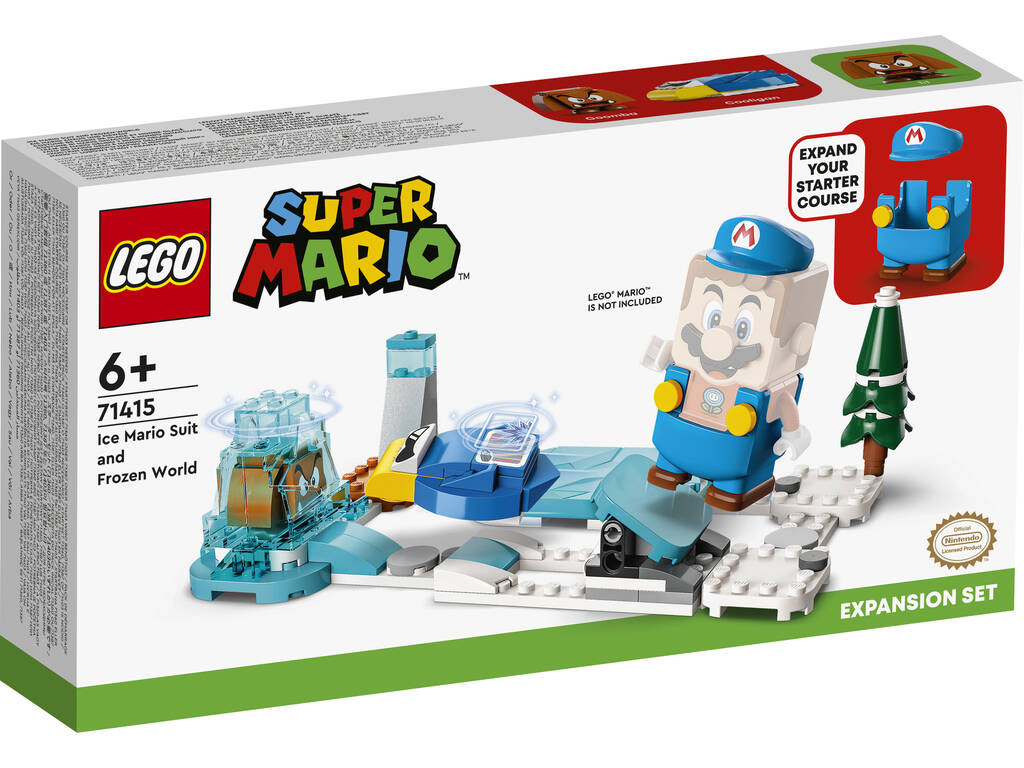 Lego Super Mario Pack Inicial: Traje de Mario de Gelo e Mundo Gelado 71415