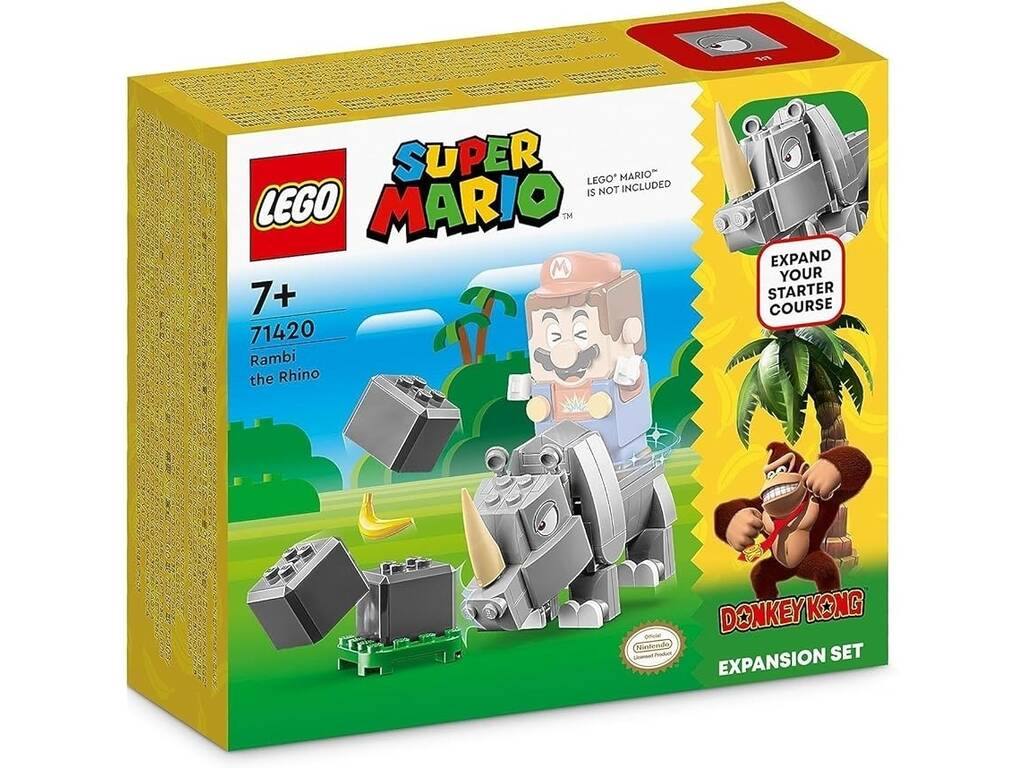 Lego Super Mario Set di espansione: Rambi il rinoceronte 71420